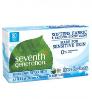Seventh Generation Free & Clear Natural Fabric Softener Sheets