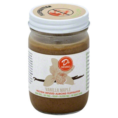 D's Naturals DS Naturals 8750004 No Cow Fluffbtter Vanilla Maple 12 oz.