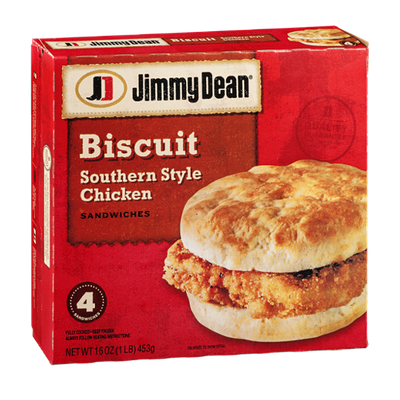 Jimmy Dean Biscuit Sandwiches Southern Style Chicken - 4 CT
