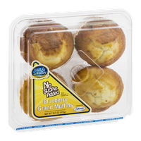 Hill & Valley Blueberry Grand Muffins No Sugar Added - 4 CT