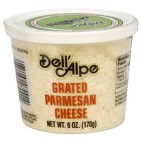Dell' Alpe Grated Dried Parmesan Cheese, 6-Ounce (Pack of 6)