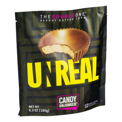 Unreal Candy Unjunked The Double One Peanut Butter Cups - 12 CT