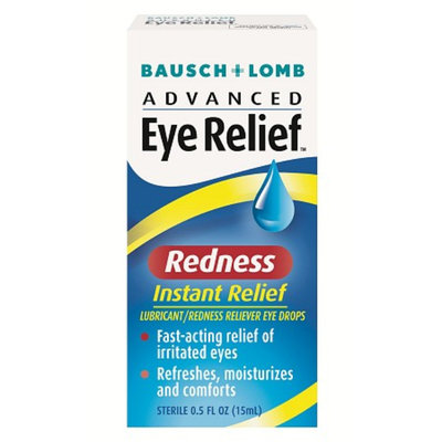 Advanced Eye Relief Instant Relief Lubricant Redness Reliever Eye Drops