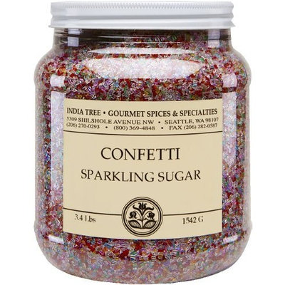 India Tree Confetti Sparkling Sugar, 3.4 lb (Pack of 2)