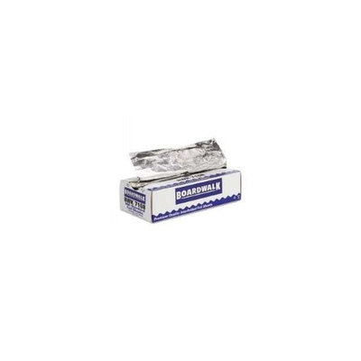 Boardwalk Pop-Up Aluminum Foil Wrap Sheets 10 3/4 x 12 Silver 500/Box 6 Box/Carton (Boardwalk BWK 7168)