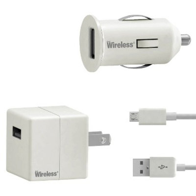 Just Wireless Mobile Phone Battery Charger - White (24004)