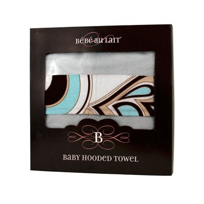 Bebe au Lait Hooded Towel, Mint Chocolate, Baby