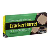 Cracker Barrel Cracker Cuts Sharp White Cheddar - 24 CT
