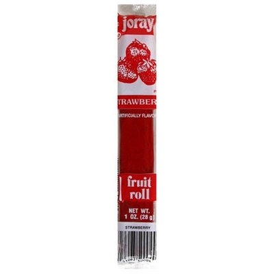 Joray Fruit Roll, Strawberry, 1-Ounce Units (Pack of 48)