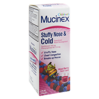 Mucinex Children's Mixed Berry Stuffy Nose & Cold Liquid