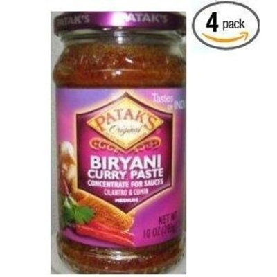 Pataks Biryani Curry Paste 10 Oz (Pack of 4)
