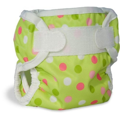 Bummis Super Brite Diaper Cover, Pistachio Dot, Medium