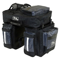 Cycle Force M-Wave Traveller Pannier - Black/ Silver (3pc)