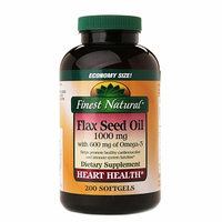 Finest Flaxseed Oil 1000Mg with 700Mg Omega 3