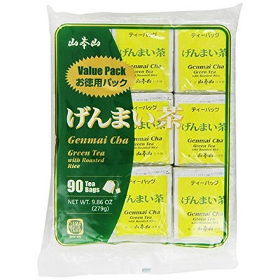 Yamamotoyama Genmai Cha Roasted Brown Rice Green Tea Value Pack, 9.86-Ounce Bag