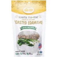 Eda-Zen Toasta Ma-Me Premium Golden Onion and Chive Toasted Edamame, 3.5 oz, (Pack of 6)