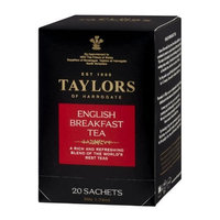 Taylors of Harrogate, Black Tea, English Breakfast Tea, 20 Count Wrapped Tea Bag