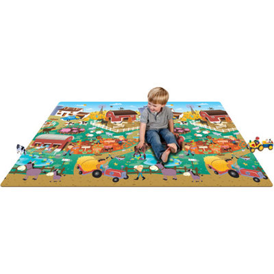 Prince Lionheart Baby Play Mat - City/Farm