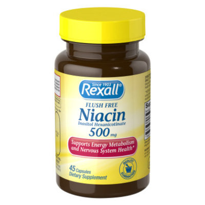 Rexall Niacin Flush Free 500 mg - Capsules, 45 ct
