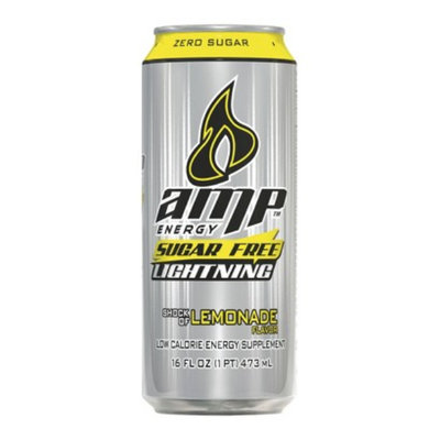 Amp AMP Lightning Lemonade Sugar Free Energy Drink 16 oz