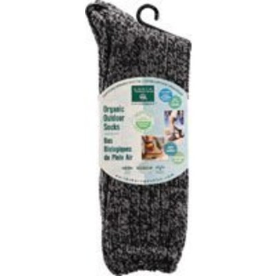 Earth Therapeutics Men's outdoor Crew Socks Black/Blue 1 unit