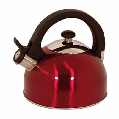 Magefesa Sabal Red Stainless Steel 2.1 QTS. Tea Kettle