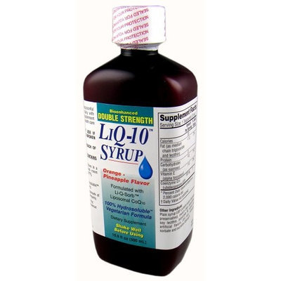 Tishcon Corp Double Strength Liquid CoQ10 Syrup, 100mg per 5ml
