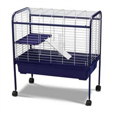 Super Pet Welcome Home Rabbit Hutch, Medium, Blue