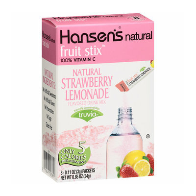 Hansen's Natural Fruit Stix Strawberry Lemonade Flavored Drink Mix