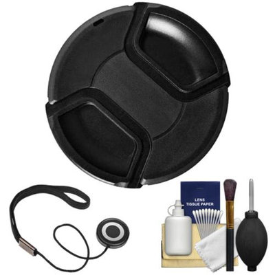 Bower 62mm Pro Series II Snap-on Front Lens Cap with Accessory Kit for Digital SLR Cameras