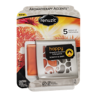 Renuzit Aromatherapy Accents Happy Grapefruit Essence & Bergamot
