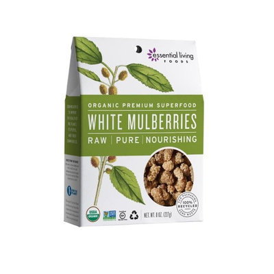 Essential Living Foods - Organic White Mulberries - 8 oz.