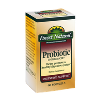 Finest Natural Dietary Supplement Softgels Probiotic - 60 CT