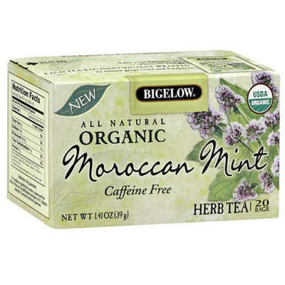 Bigelow Organic Herb Tea Bags Moroccan Mint,6 Pack