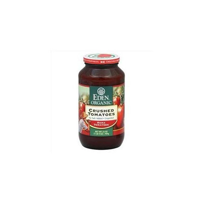 Eden Foods Crushed Tomatoes No Salt Organic 25 Oz, Pack of 12