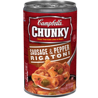 Campbell's® Chunky™ Sausage & Pepper Rigatoni Soup