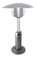 Tabletop Propane Patio Heater Finish: Hammered Silver