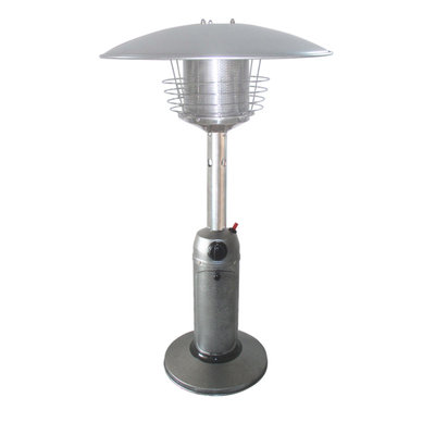 Tabletop Propane Patio Heater Finish: Hammered Silver