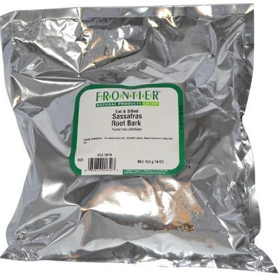 Sassafras Root Bark, Cut & Sifted, W.C. Frontier Natural Products 1 lbs Bulk