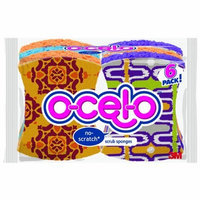 O-Cel-O ocelo No Scratch Scrub Sponge, 6-Count (Pack of 2)