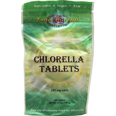 Earth Circle Organics - Chlorella Tablets 250 mg. - 400 Tablets