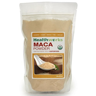 Alive And Aware Natural Health Healthworks Raw Certified Organic Maca Powder 2 Pounds