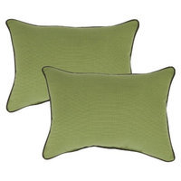 Smith & Hawken 2-Piece Outdoor Lumbar Pillow Set - Pistachio