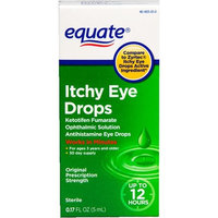 Equate Itchy Eye Drops Compare to Zyrtec Itchy Eye