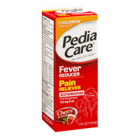 Pedia Care Fever Reducer Pain Reliever Cherry Flavor