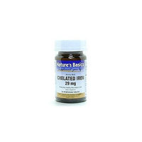 Nature's Basics Natures Basics Iron 29Mg Chelated 90 VTAB