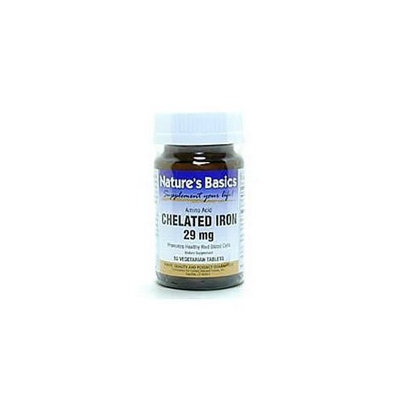 Nature's Basics Natures Basics Iron 29Mg Chelated 90 VTAB