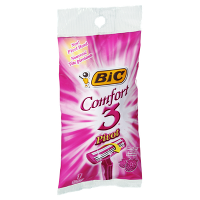 BIC Comfort 3 Pivot Berry Scent Shaver