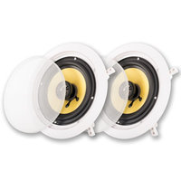 Acoustic Audio HD6 600 Watt Pair of In-Wall In-Ceiling Home Theater Speakers