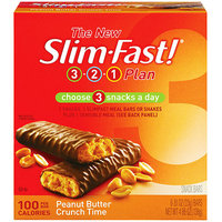SlimFast 3.2.1 Plan Peanut Butter Crunch Time Snacks Bar